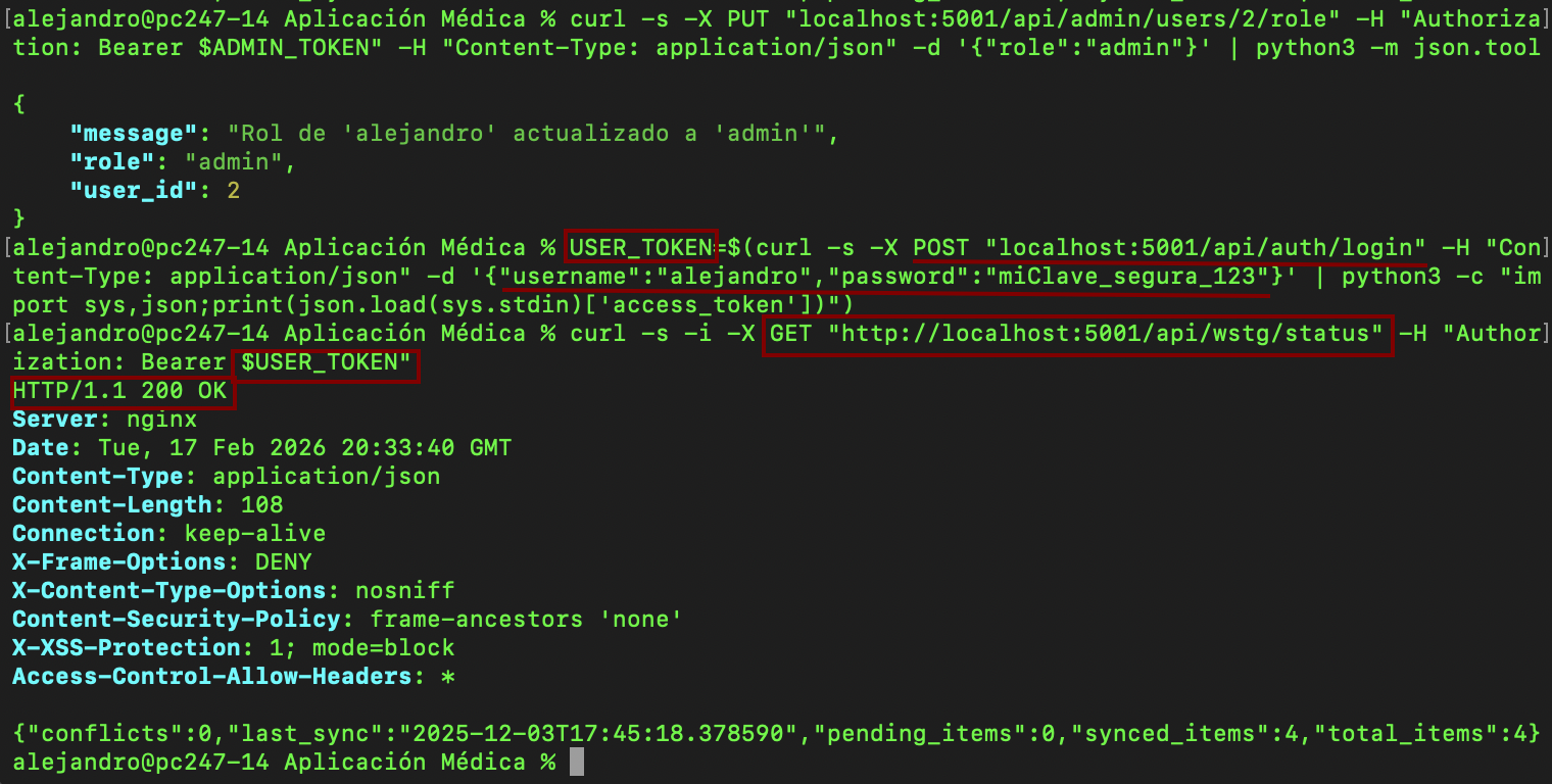 Acceso permitido tras cambio de rol